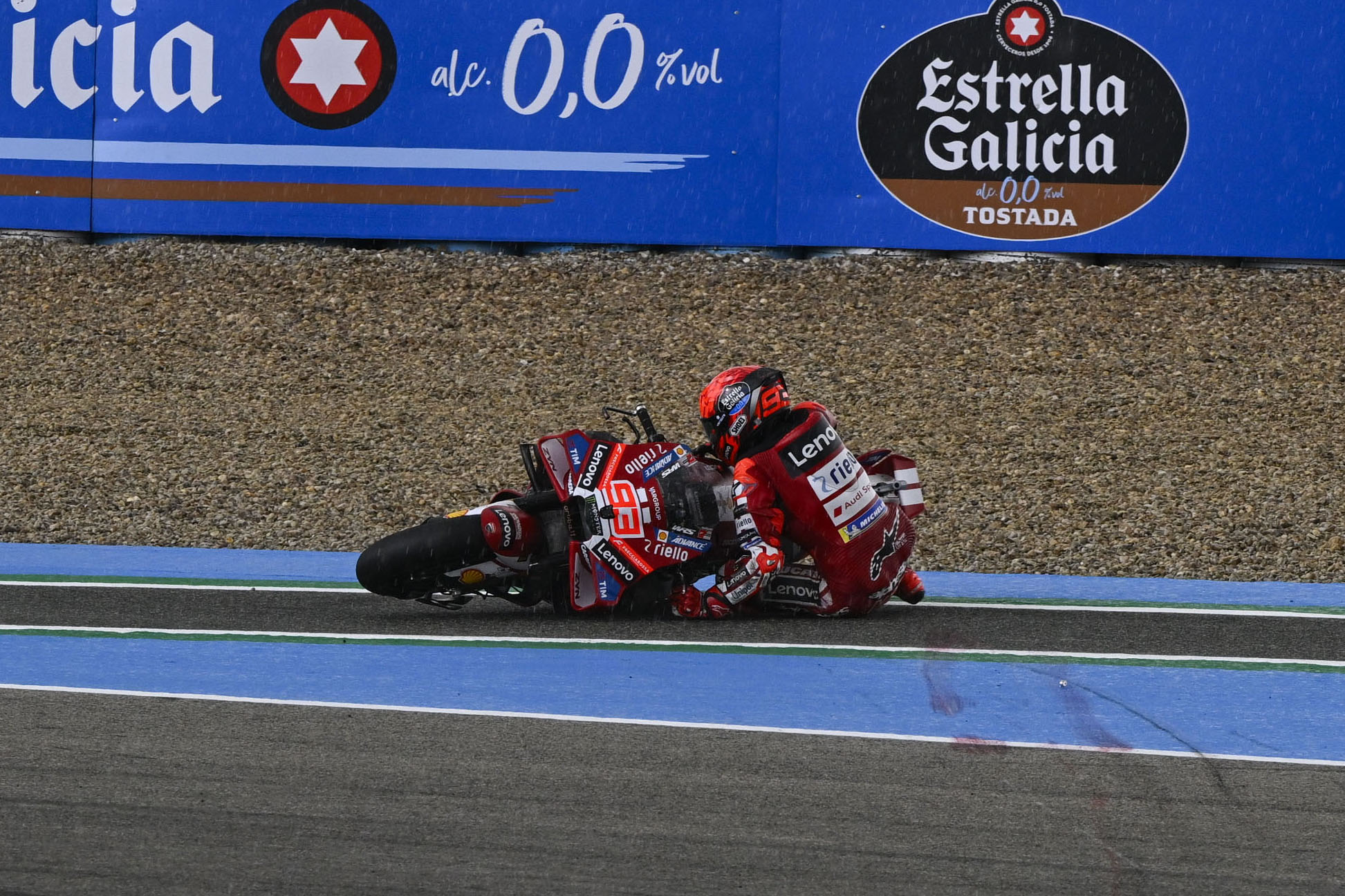 Marc Marquez details crazy Jerez MotoGP sprint: ‘I crashed at the right time’