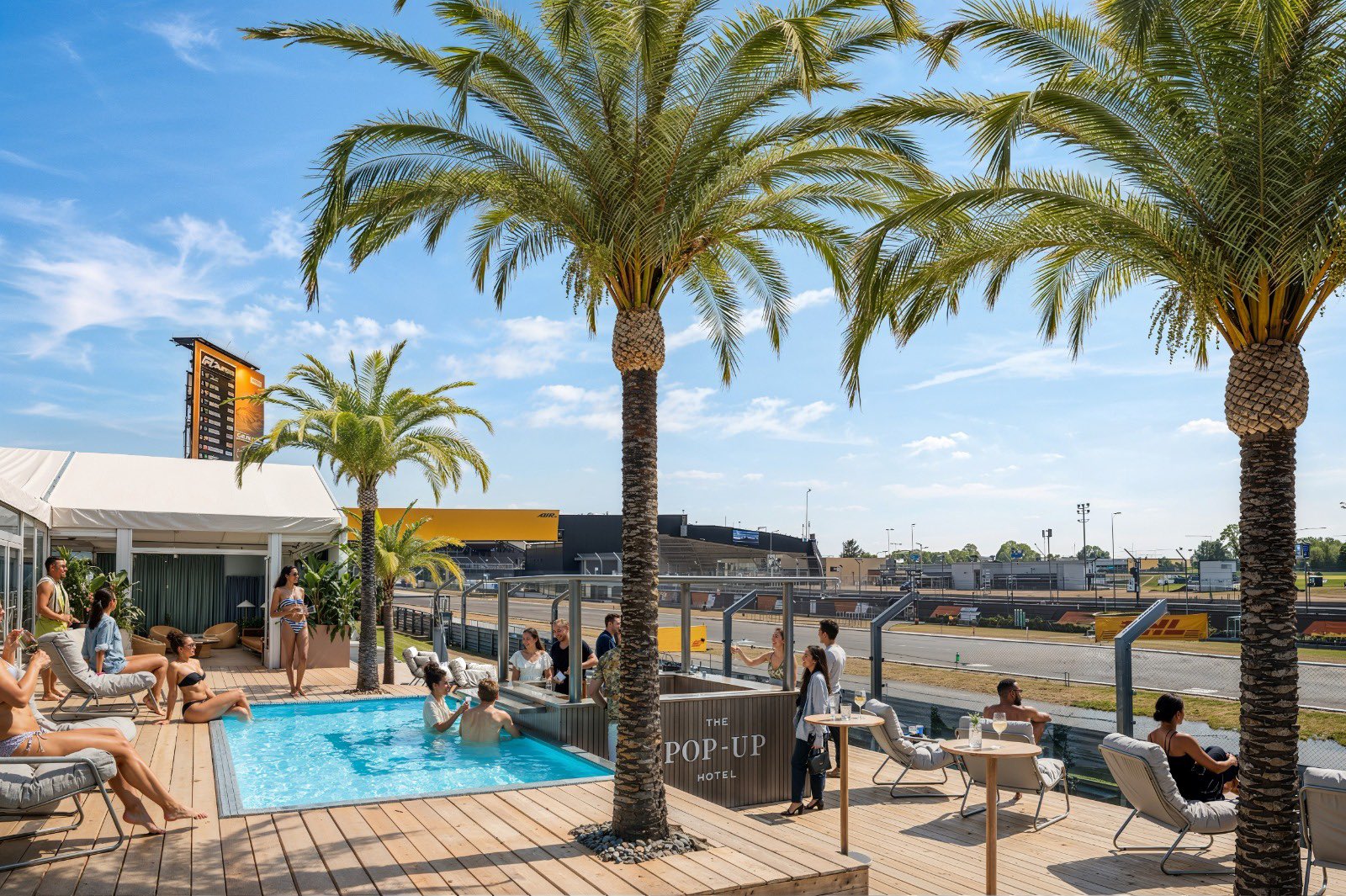 Luxury Silverstone Pop-Up Hotel adds trackside swimming pool at F1 British GP