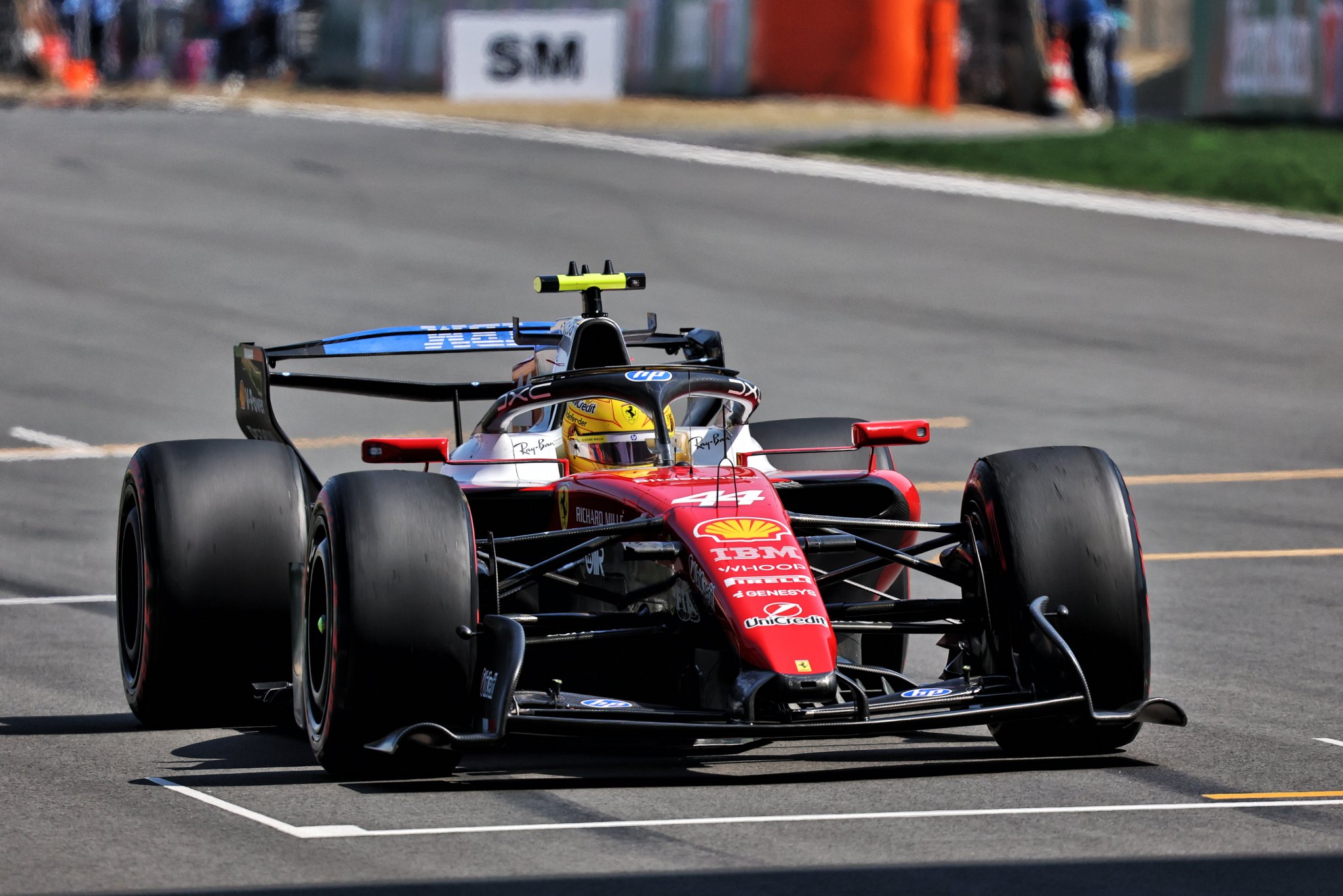 Ferrari’s updated ‘Macarena’ rear wing spotted during Monza F1 filming day