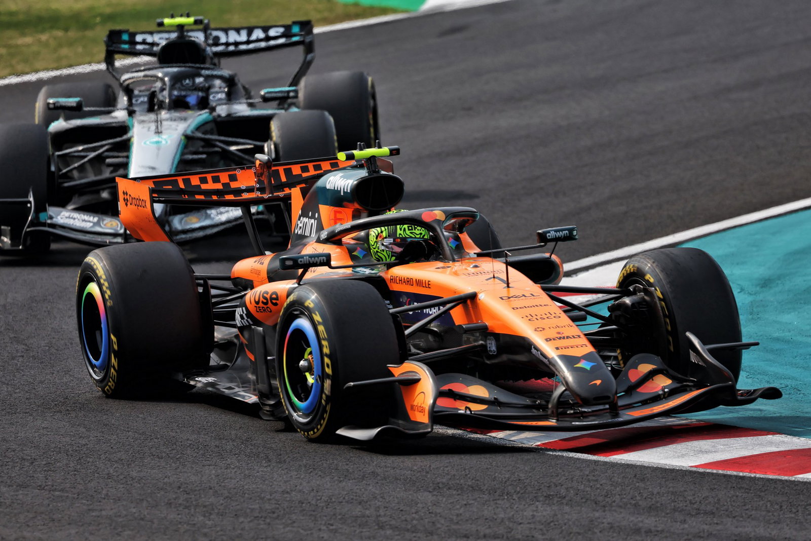 How Lando Norris thinks Mercedes can help McLaren in F1 title fight