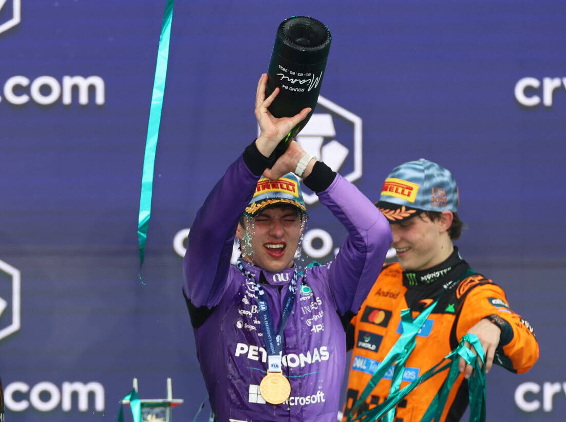 Warum Antonelli auf dem Podium in Miami keinen Champagner spritzte
