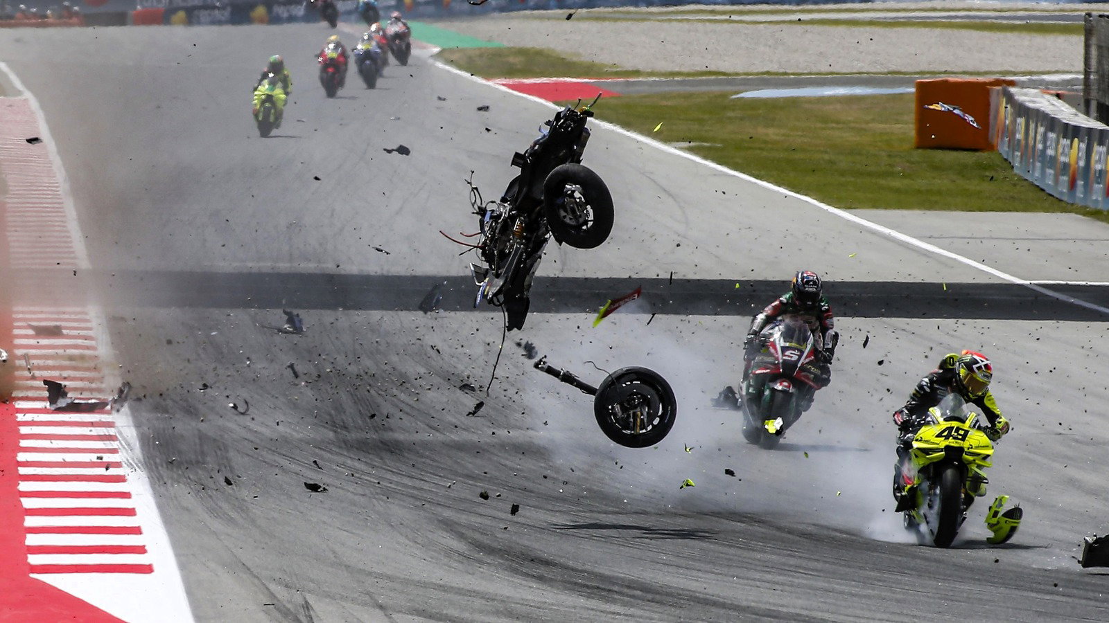 Ezpeleta defends third restart decision at Catalunya MotoGP