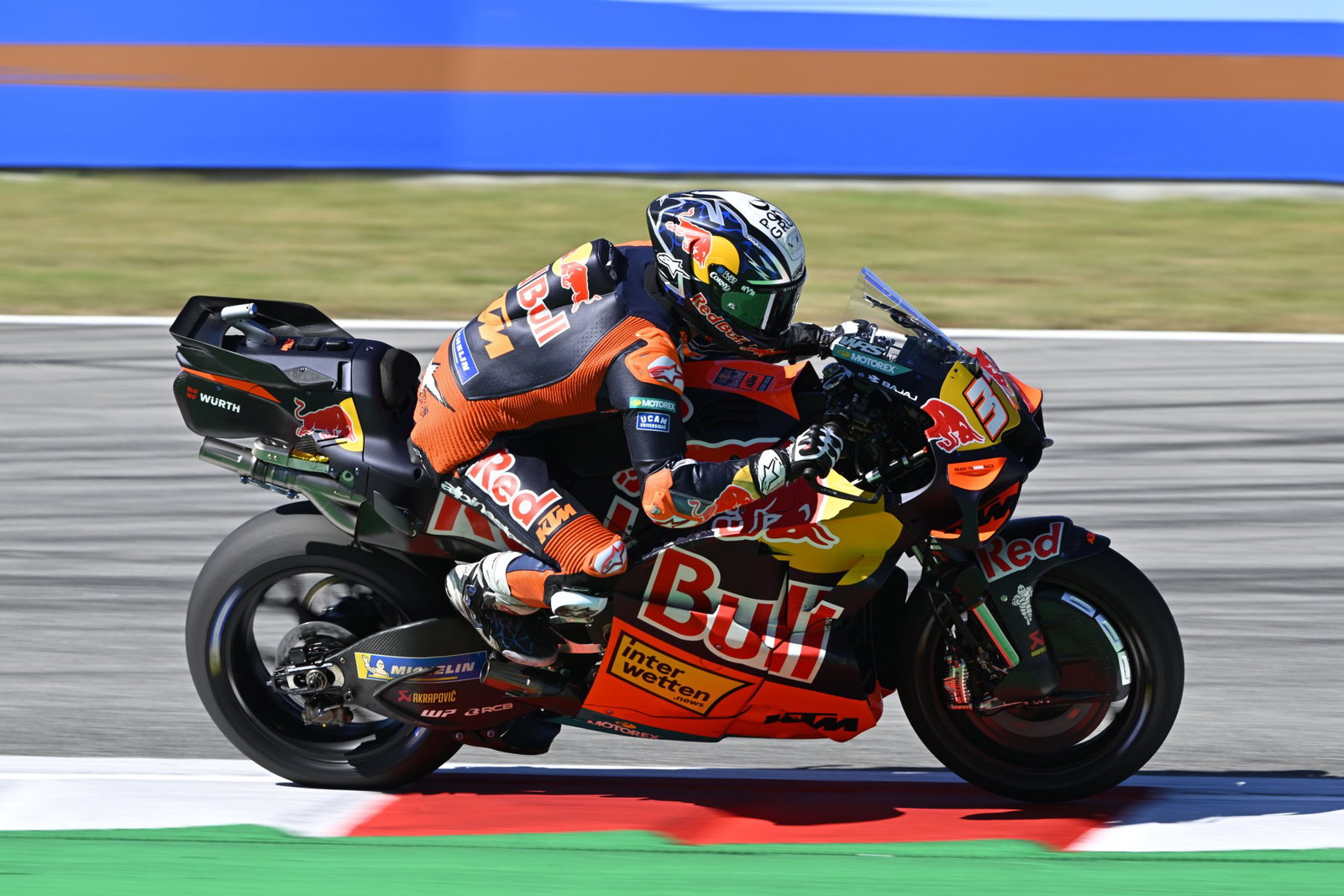 Pedro Acosta tops rain-hit Catalunya MotoGP test, Jorge Martin crashes hard