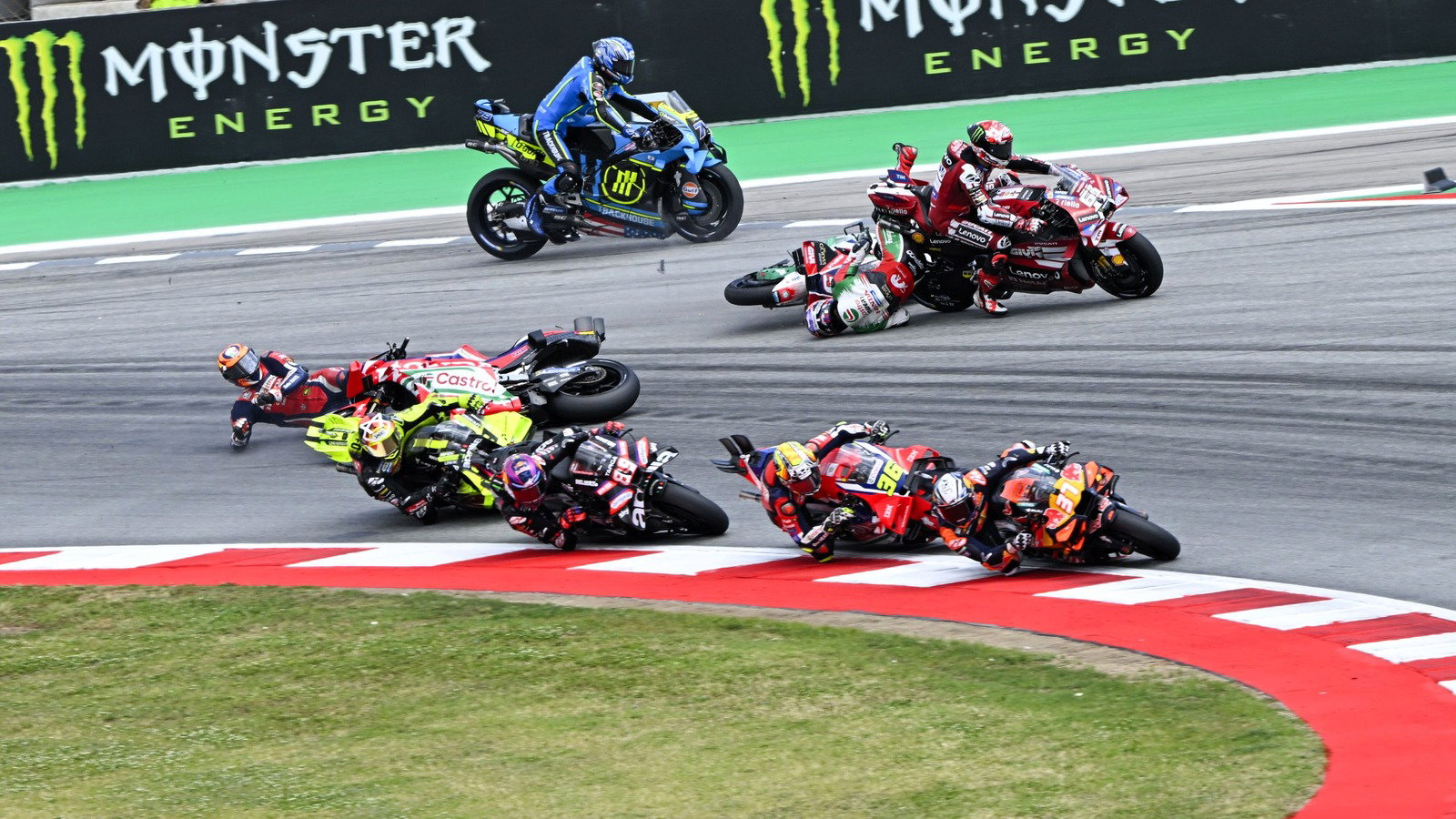 MotoGP riders propose Barcelona Turn 1 safety changes after Johann Zarco crash