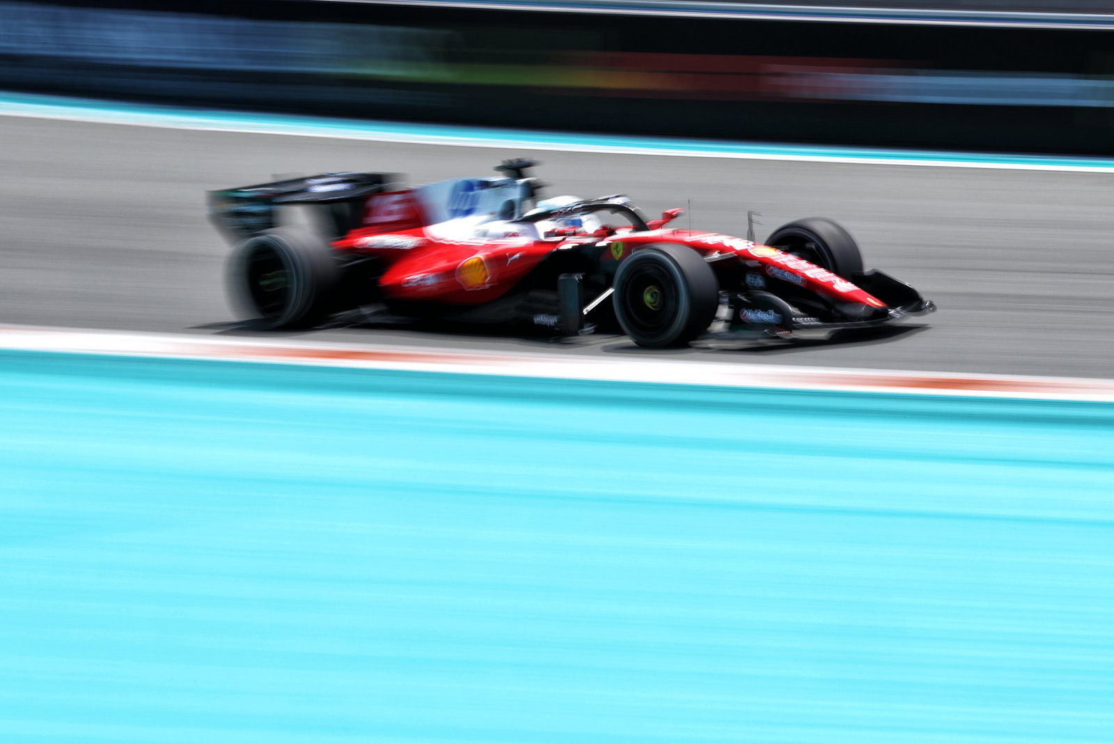 Charles Leclerc fastest in upgraded Ferrari, Mercedes on back foot at F1 Miami Grand Prix