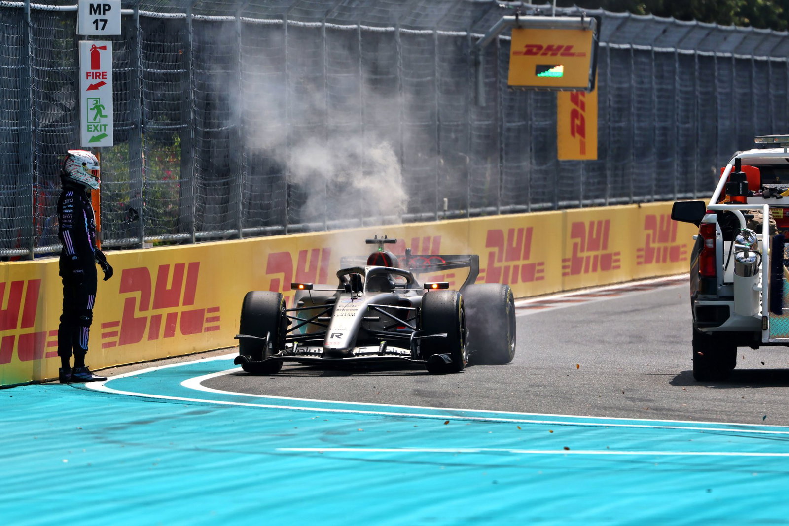Audi’s day of “firefighting issues” and “miracles” at F1 Miami