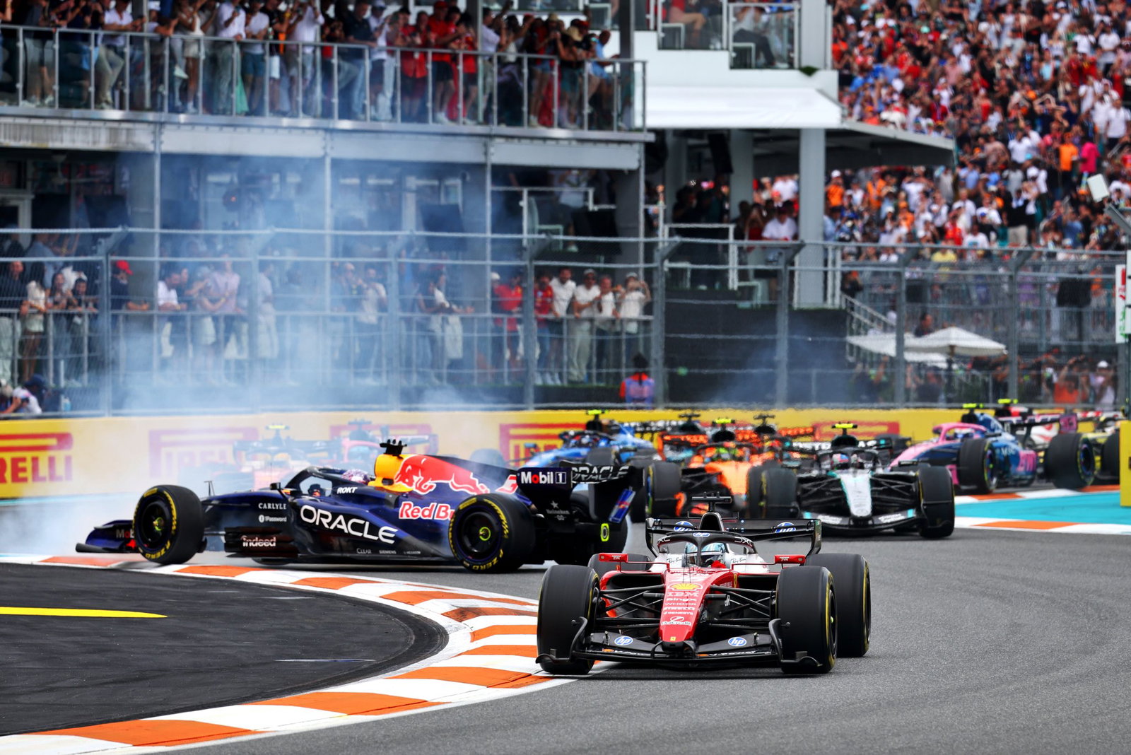 Max Verstappen on Miami F1 spin: “I thought I was going to crash, so I floored it”