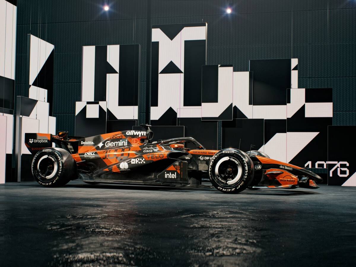 McLaren feiert Meilenstein: Sonderlackierung zum 1.000 Formula 1-Rennen McLaren feiert Meilenstein: Sonderlackierung zum 1.000 Formula 1-Rennen