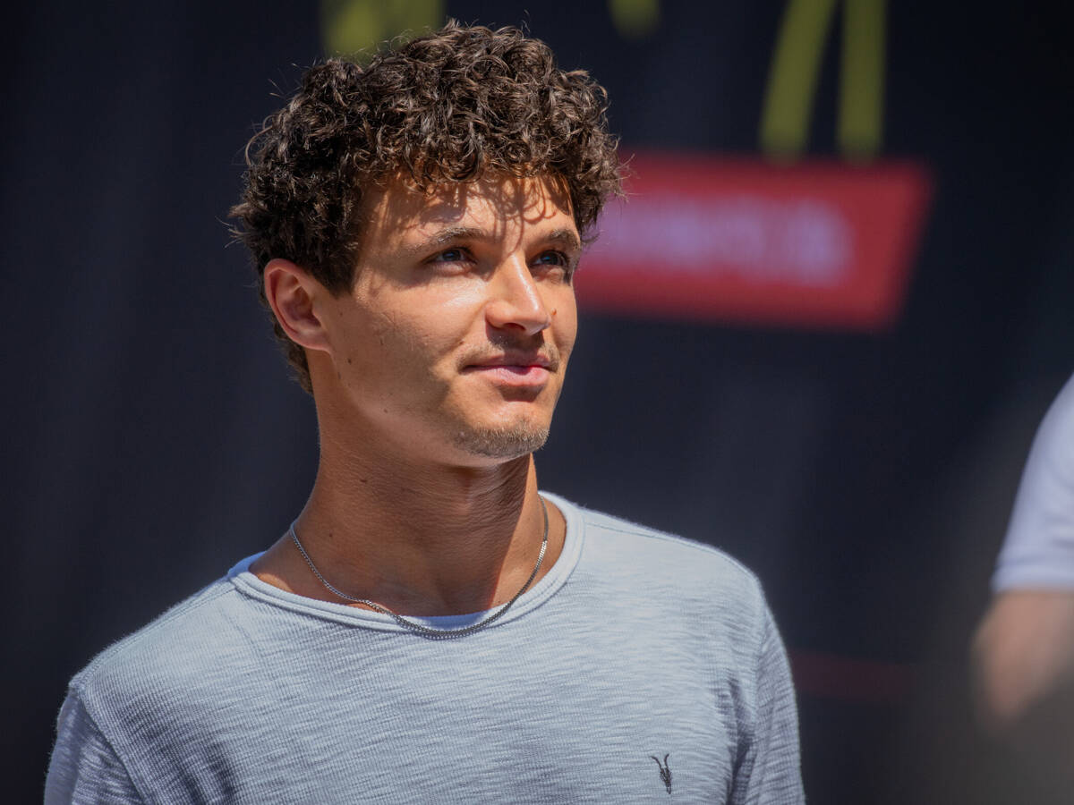 Ehrung für den Weltmeister: Lando Norris trifft auf Wachsfigur in London