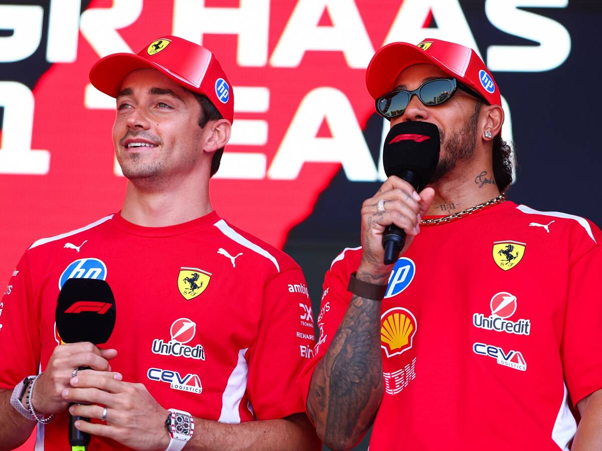 Charles Leclerc zu Lewis Hamilton: “Wie, Ferrari erlaubt dir das?!”