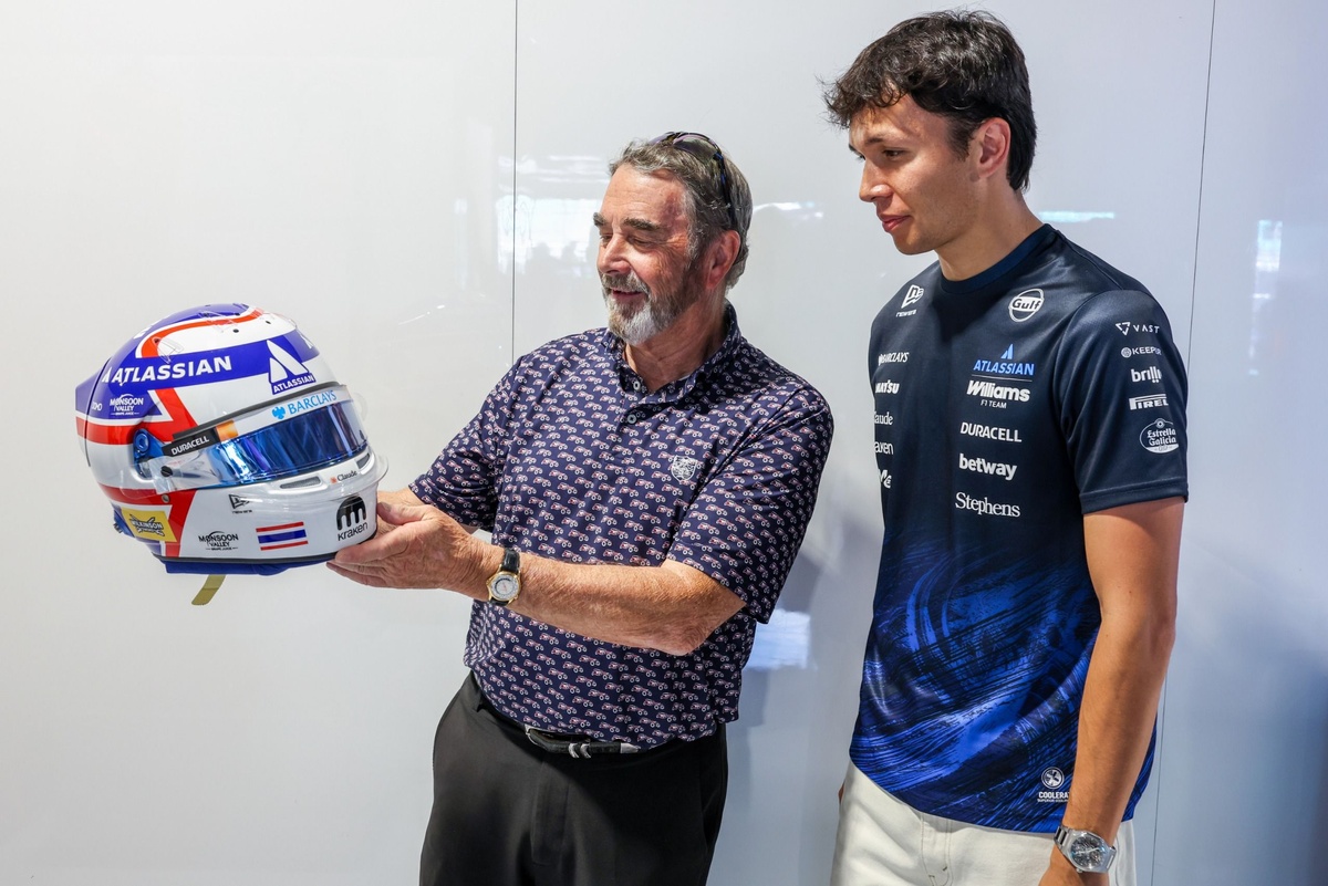 Albon, İspanya GP’sinde Nigel Mansell anısına özel kask kullanacak Albon, İspanya GP’sinde Nigel Mansell anısına özel kask kullanacak