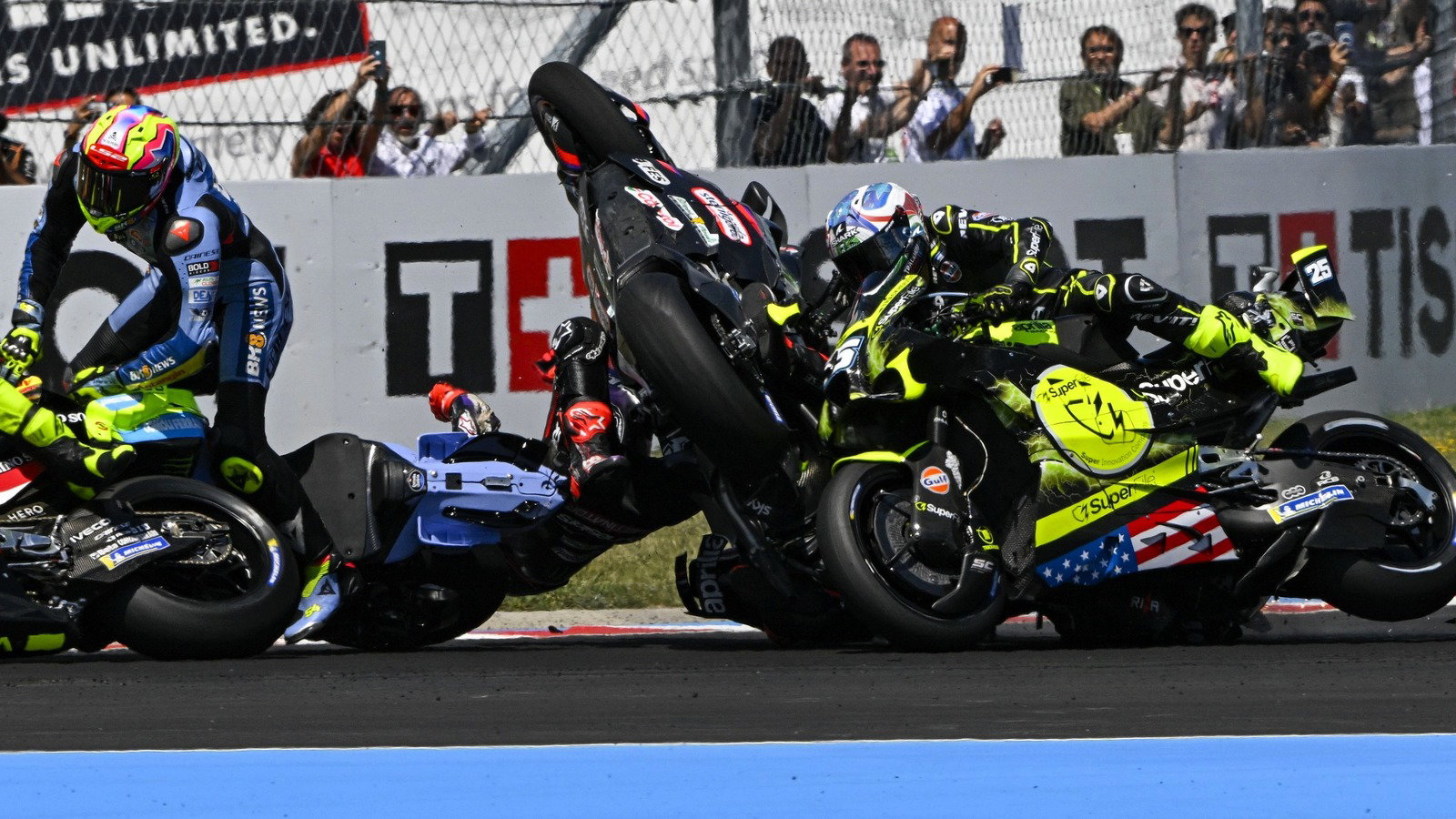 Diogo Moreira: Start devices add to Hungary MotoGP turn one crash likelihood Diogo Moreira: Start devices add to Hungary MotoGP turn one crash likelihood
