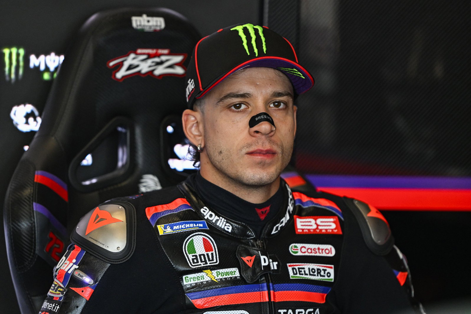 Marco Bezzecchi “suffering” after “three, four laps” at Brno MotoGP Marco Bezzecchi “suffering” after “three, four laps” at Brno MotoGP