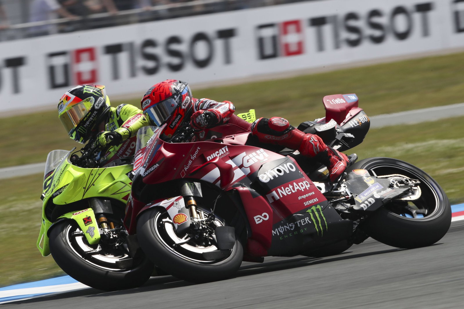 ‘I forgot the rules’ – Di Giannantonio on Assen MotoGP penalty in Marc Marquez battle