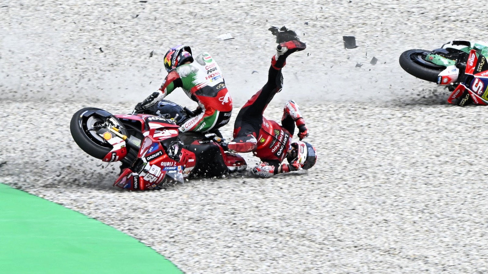 Johann Zarco surgery still delayed a month on from horror MotoGP crash Johann Zarco surgery still delayed a month on from horror MotoGP crash