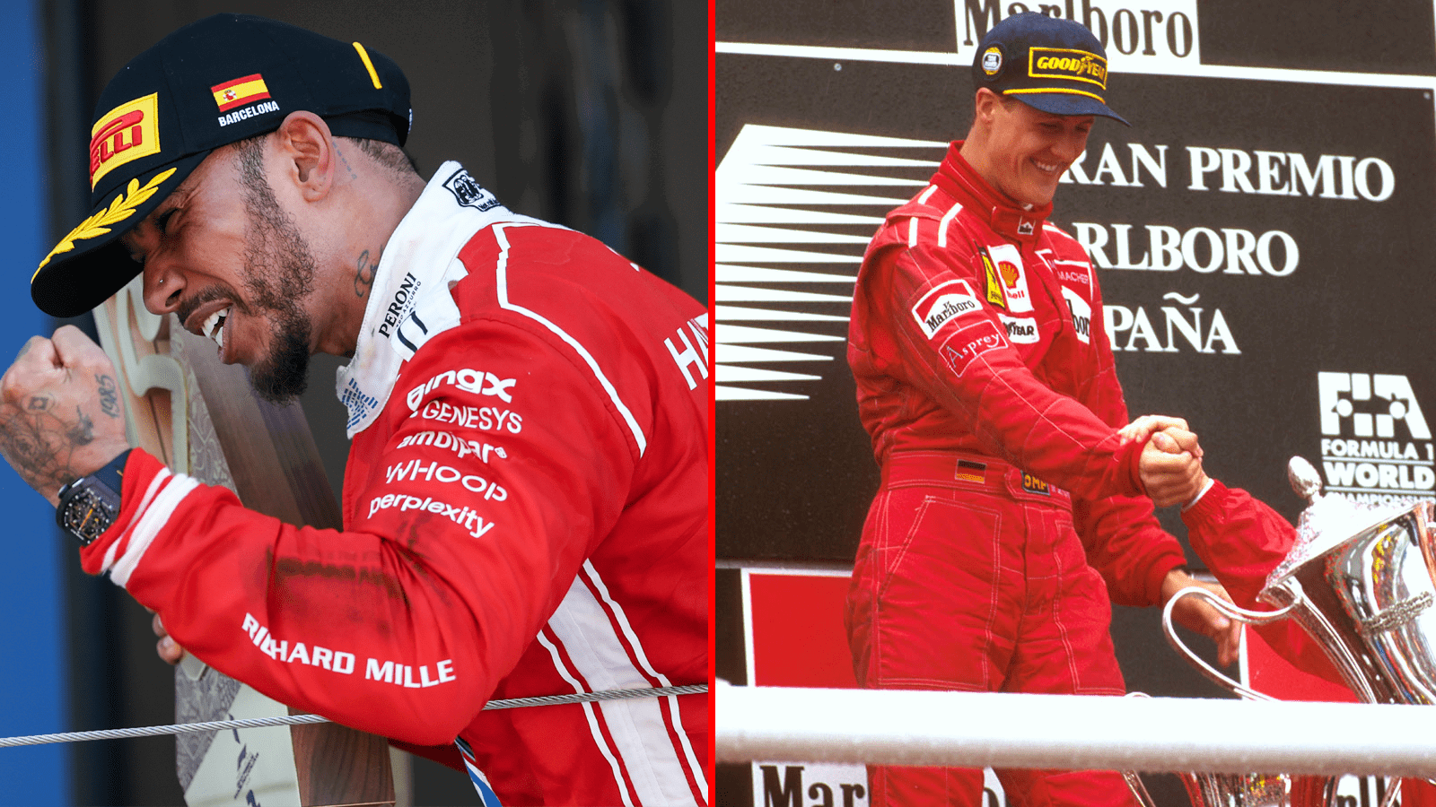 Lewis Hamilton mirrors Michael Schumacher with first Ferrari F1 win – is this just the start?
