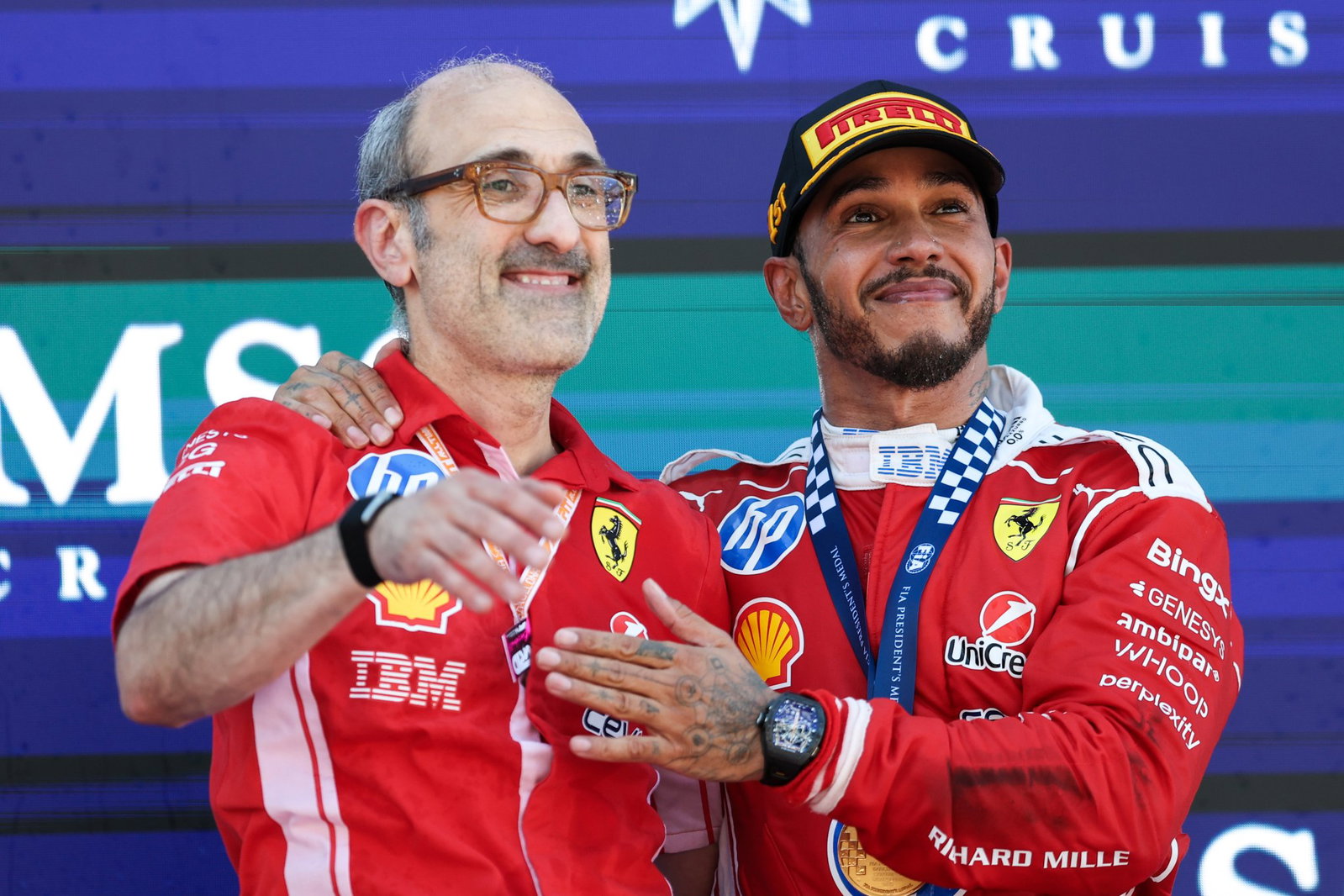 Who is Carlo Santi? The voice behind Lewis Hamilton’s first Ferrari F1 triumph