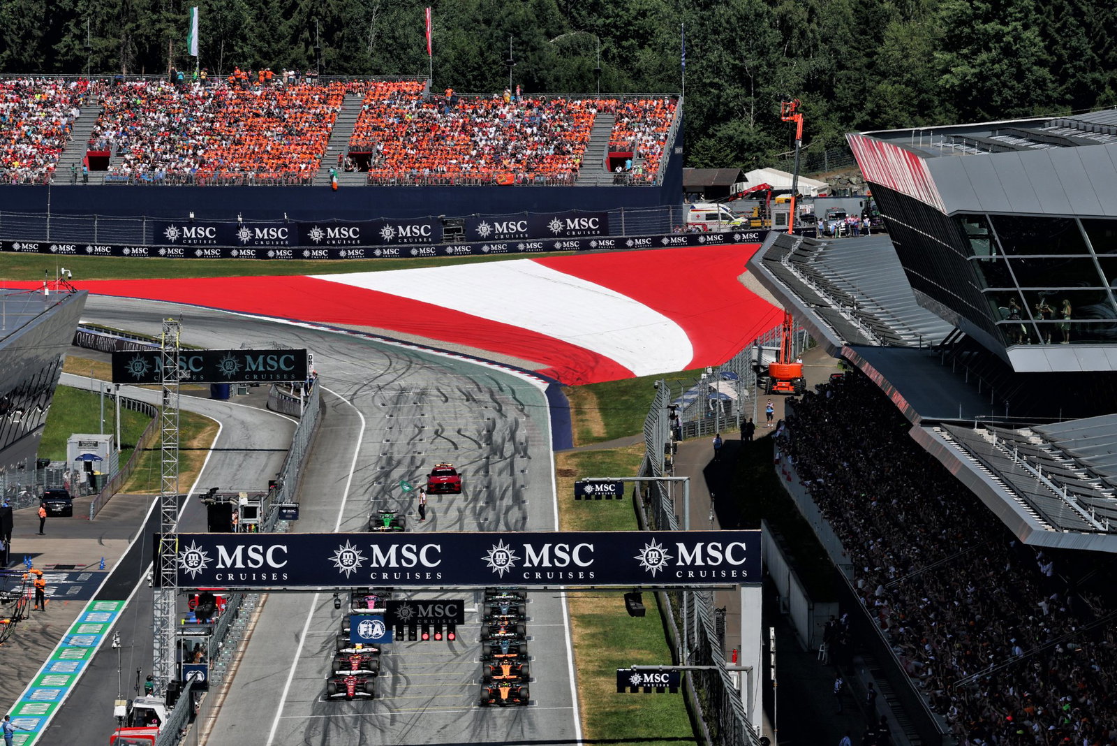 F1 Austrian GP LIVE: Build up to FP1 as six rookies set to feature