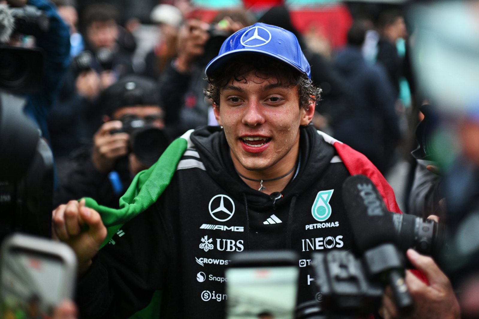 Kimi Antonelli responds to Ferrari F1 rumours after winning prestigious trophy