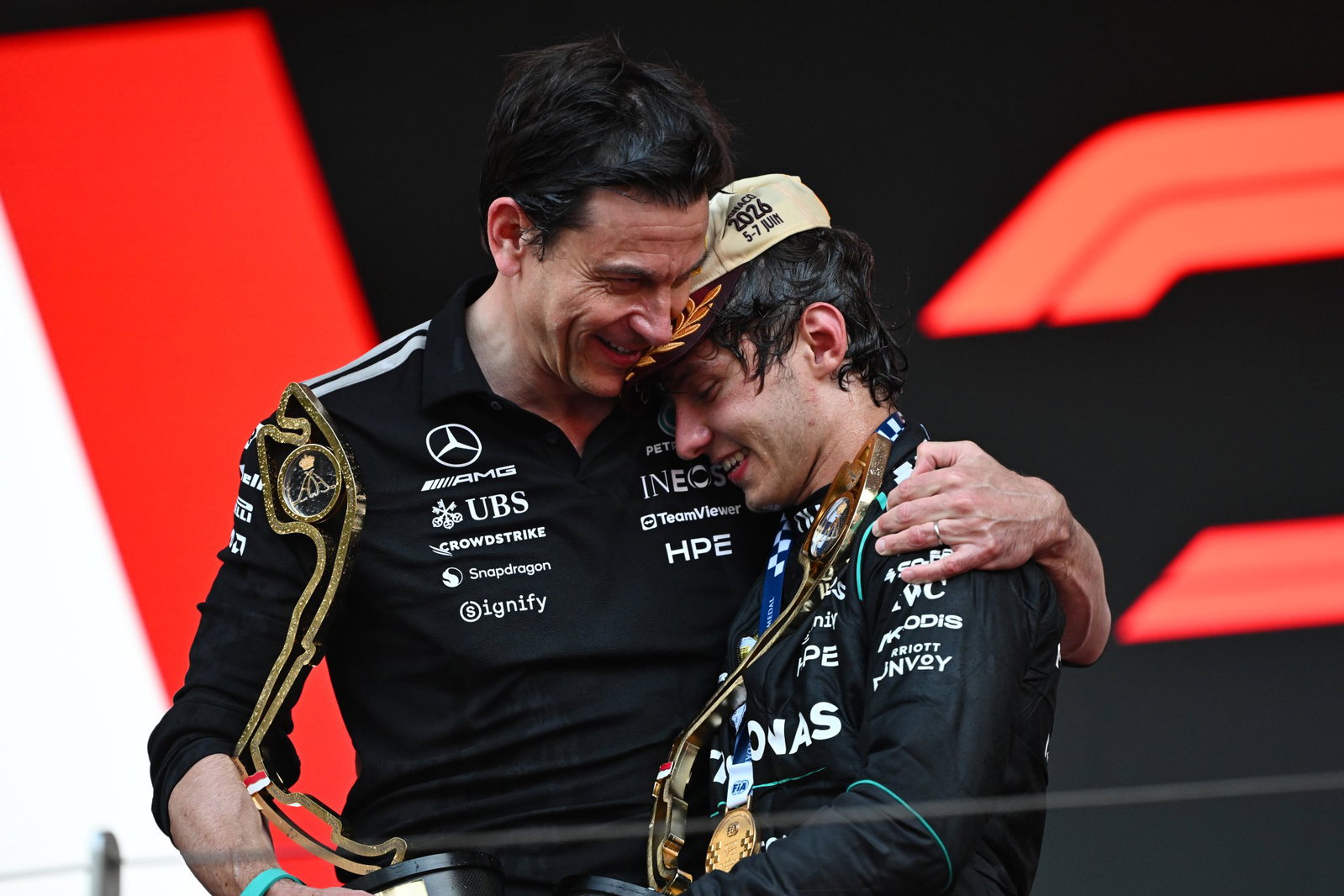 What made Mercedes boss Toto Wolff uneasy about joining Kimi Antonelli on F1 Monaco GP podium – and why he did