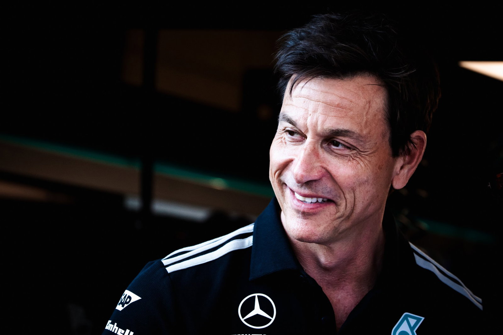 What was Toto Wolff’s “just drive” radio message to George Russell about?