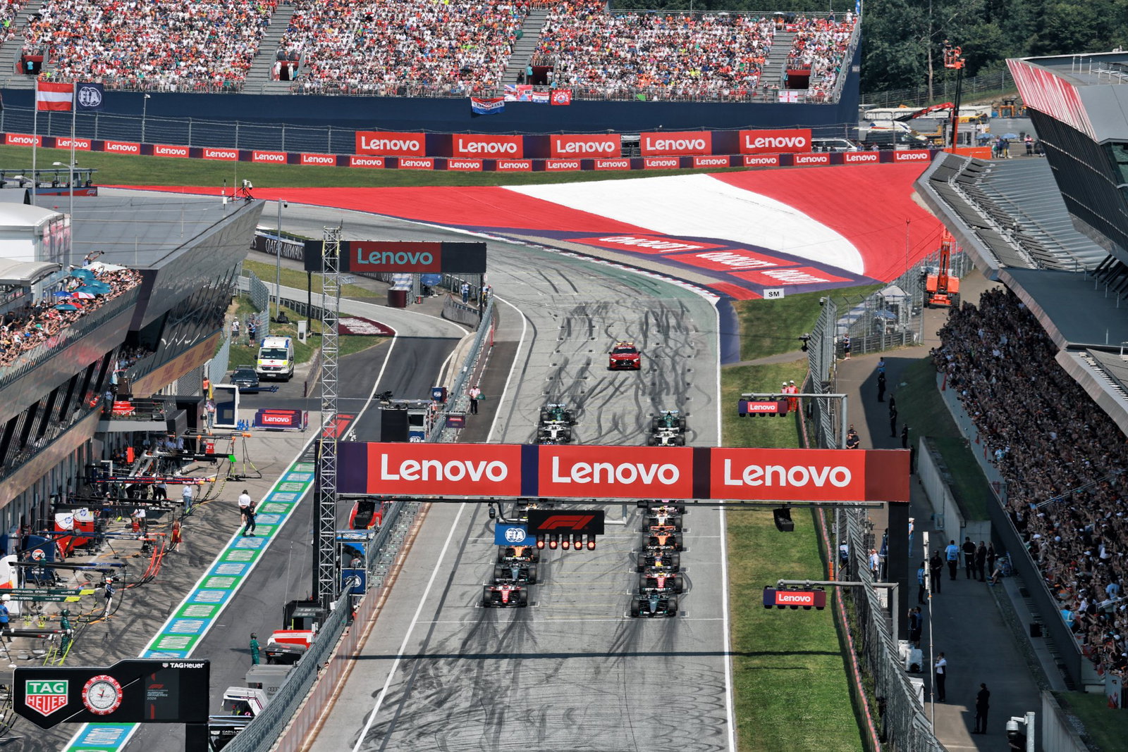 F1 marshal suffers medical emergency before start of Austrian Grand Prix