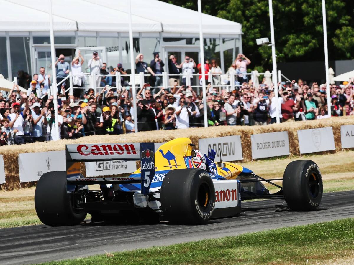 Die Formel-1-Fahrer und -Autos beim Goodwood Festival of Speed 2026 Die Formel-1-Fahrer und -Autos beim Goodwood Festival of Speed 2026