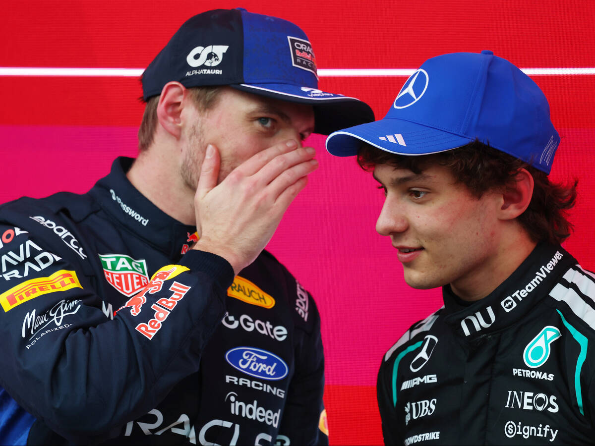 Palmer: Verstappen als Teamkollege von Antonelli wäre “Rezept für Katastrophe” Palmer: Verstappen als Teamkollege von Antonelli wäre “Rezept für Katastrophe”