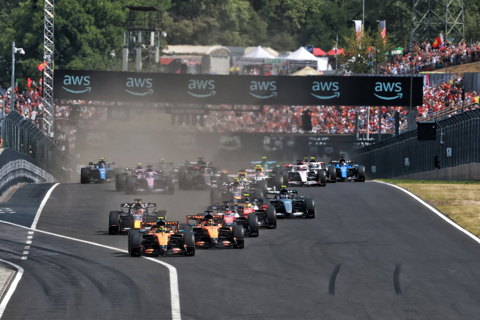 F1 Hungary LIVE: Reaction after Norris wins eventful race