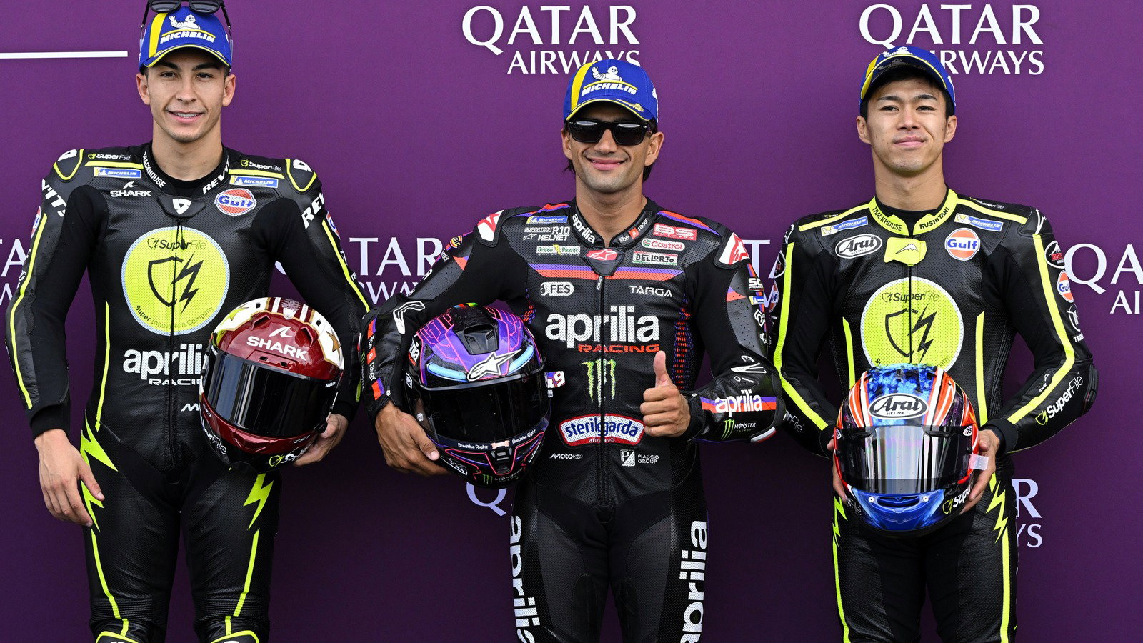 Starting grid for the 2026 Silverstone MotoGP race