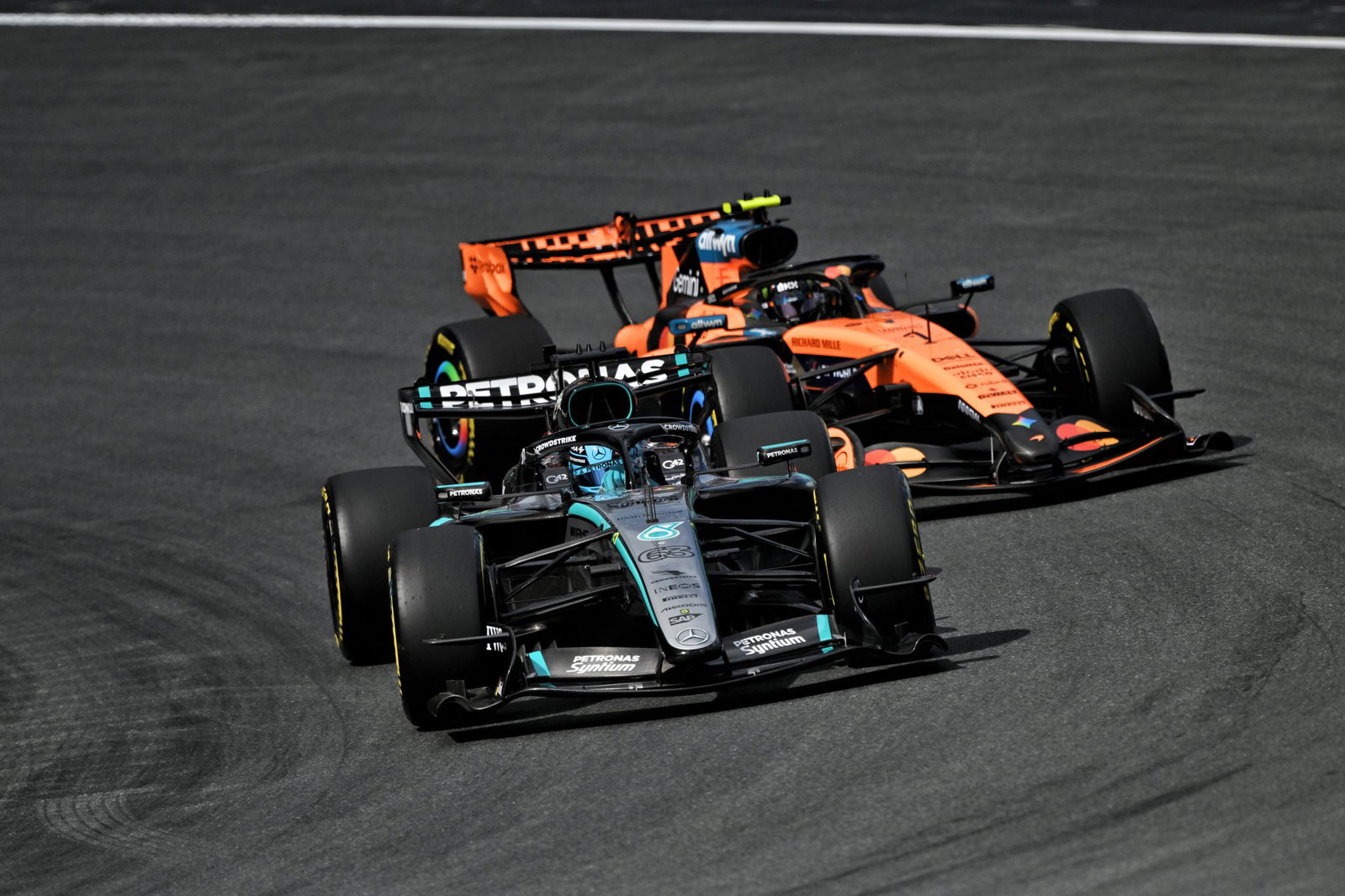 George Russell boosts F1 title outlook with Dutch GP sprint win
