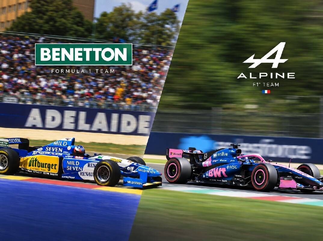 Benetton ist heute Alpine: Diese Formel-1-Teams hießen früher ganz anders