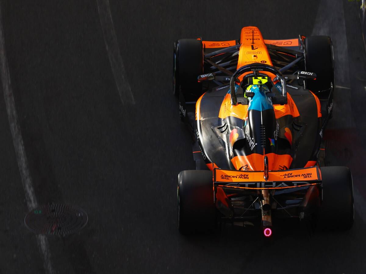 Lando Norris konsterniert: “Glaubst du, wir können 1,5 Sekunden aufholen?” Lando Norris konsterniert: “Glaubst du, wir können 1,5 Sekunden aufholen?”