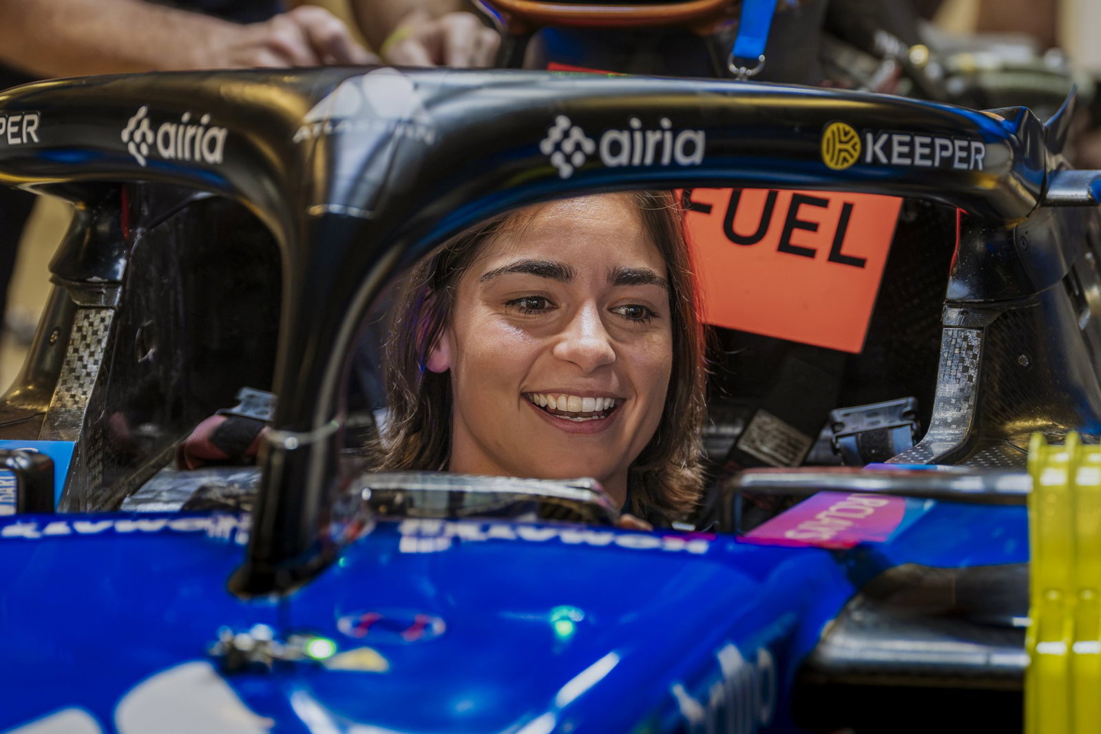 Jamie Chadwick creates history with maiden Williams F1 test Jamie Chadwick creates history with maiden Williams F1 test