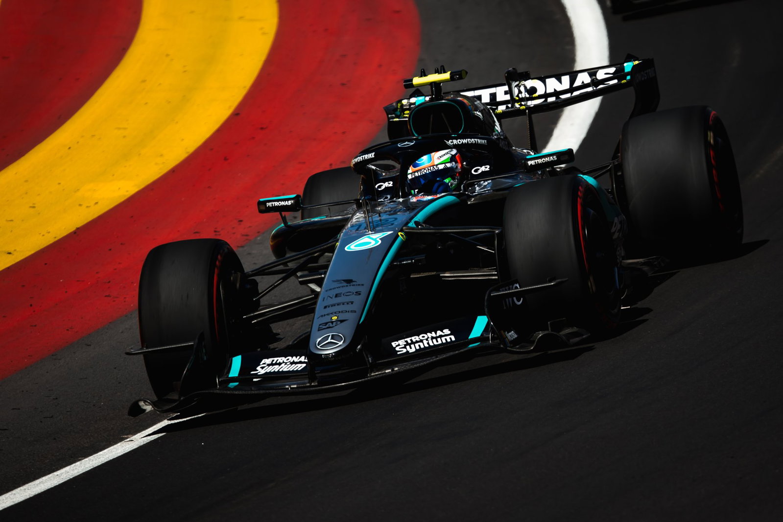 Kimi Antonelli tops final Madrid F1 practice delayed by Lewis Hamilton shunt