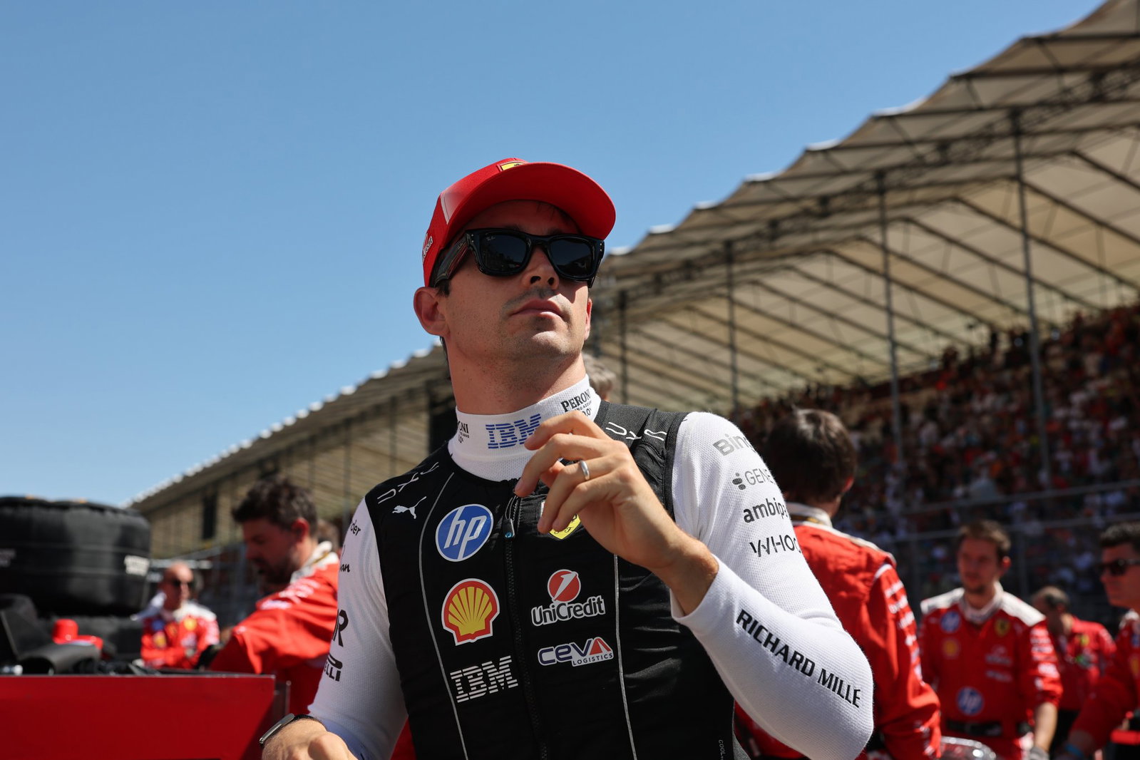 Charles Leclerc set for Baku F1 grid penalty despite positive Ferrari engine news