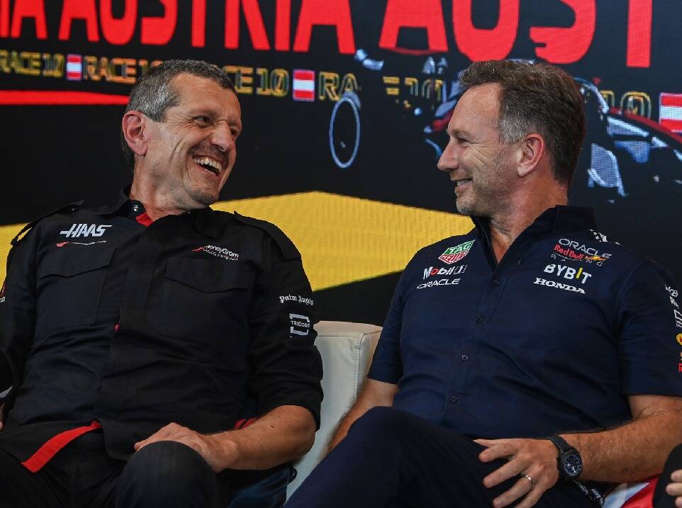 Horner witzelt über Steiner: Hat nie ein Formel-1-Podium erreicht! Horner witzelt über Steiner: Hat nie ein Formel-1-Podium erreicht!