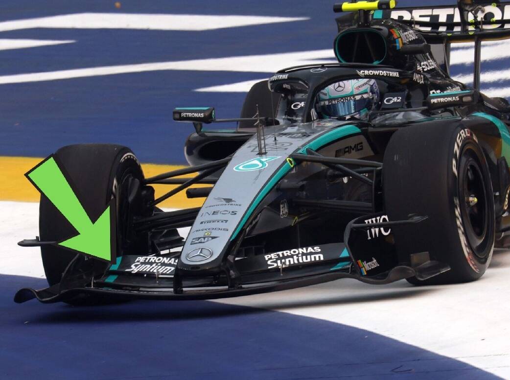 Mercedes bringt neuen Frontflügel: Warum das Update so wichtig ist