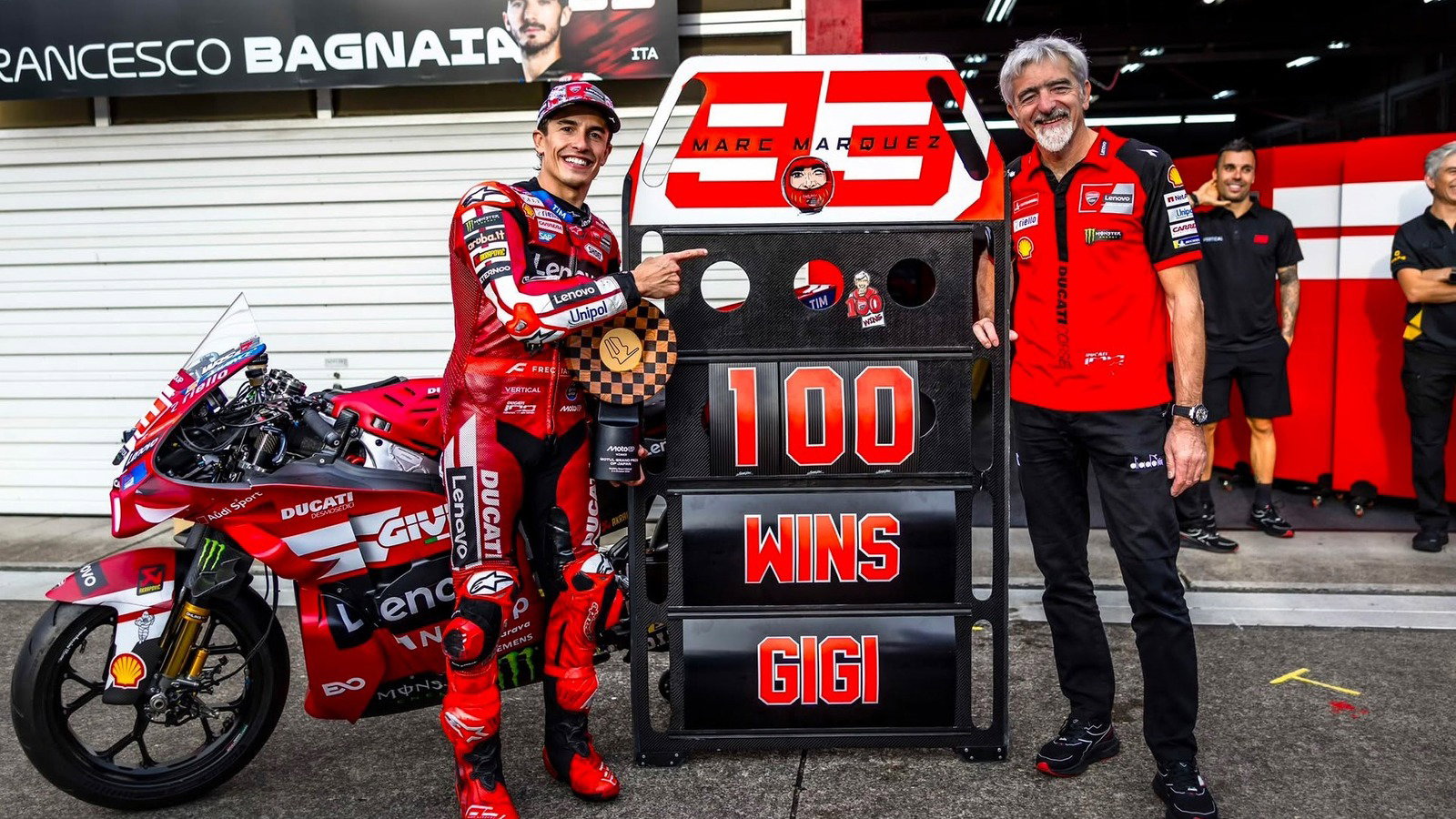 The winless Ducati “in my heart” as Marc Marquez delivers Dall’Igna’s 100th MotoGP victory