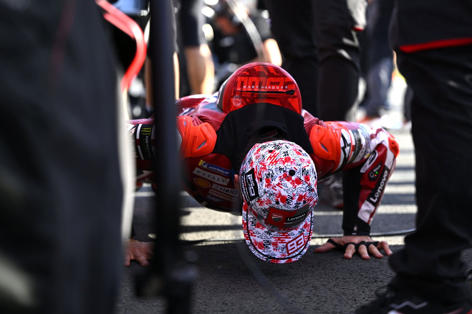 Marc Marquez explains unusual addition to MotoGP pre-race routine Marc Marquez explains unusual addition to MotoGP pre-race routine
