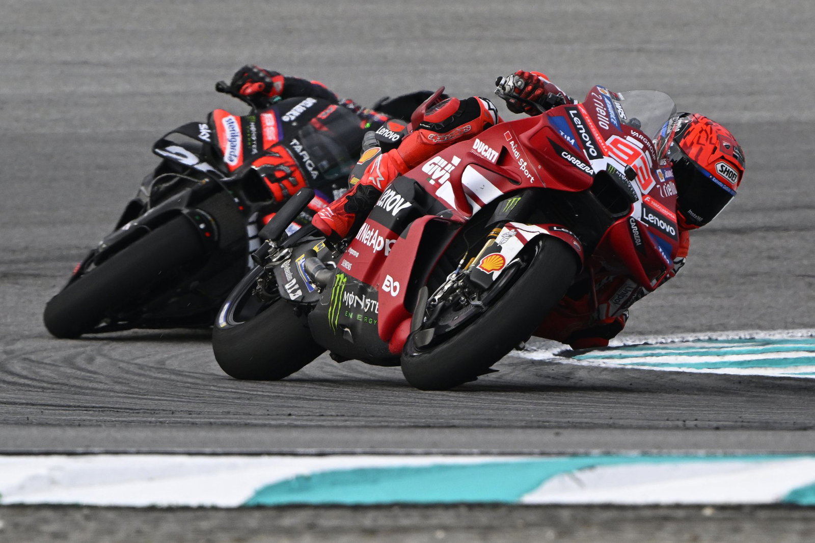 Ex-MotoGP champion says Marc Marquez rivals can’t “withstand his pressure”
