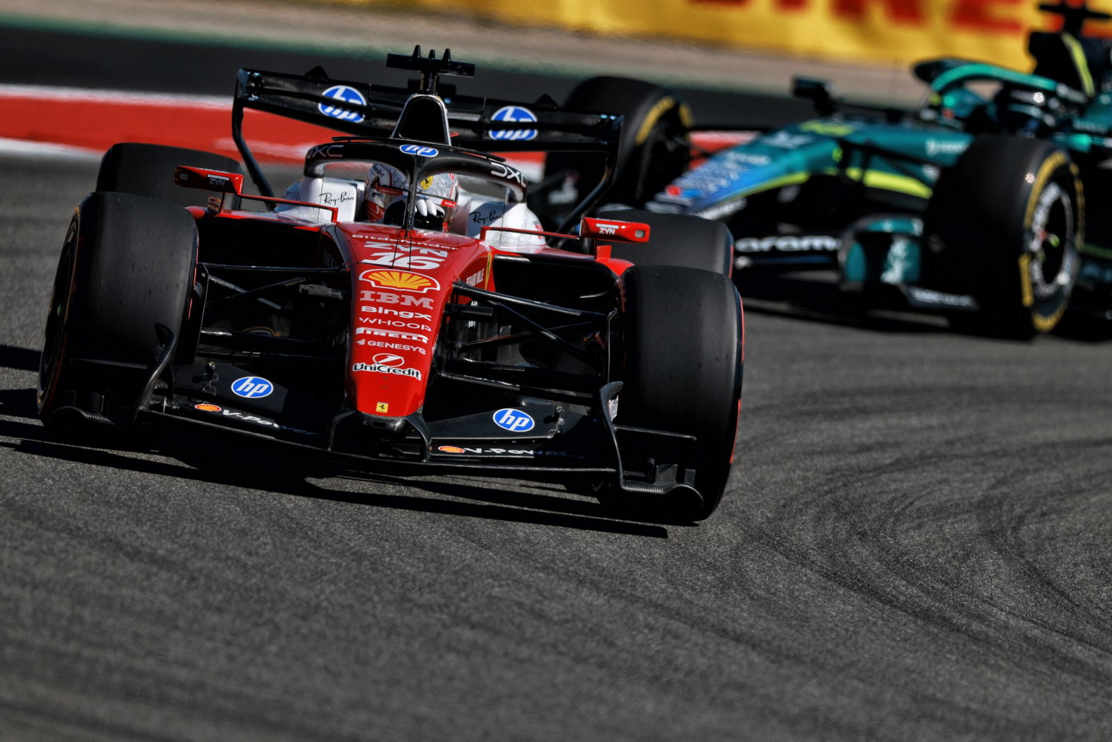 Charles Leclerc edges Kimi Antonelli in second F1 US GP practice Charles Leclerc edges Kimi Antonelli in second F1 US GP practice